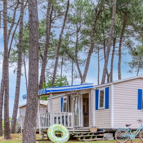Mobilhome 6 personnes - Mobil Home 3 ch 6 pers Terrasse semi-couverte sans Clim