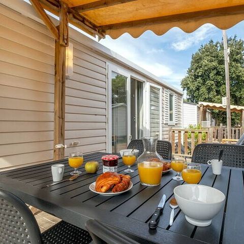 MOBILHOME 6 personas - Mobil-home | Premium | 3 Dormitorios | 6 Pers. | Terraza Salón | Aire-con.