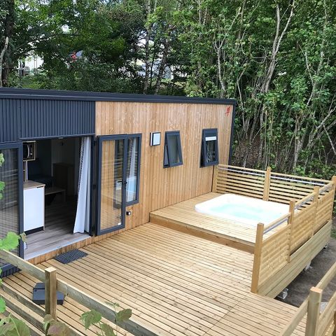 Stacaravan 6 personen - Met privé spa