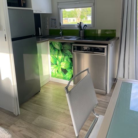 Stacaravan 5 personen - Cottage 5pers: 2 slaapkamers / 2 badkamers met privé spa (4 slaapplaatsen + 1 stapelbed voor KINDEREN)