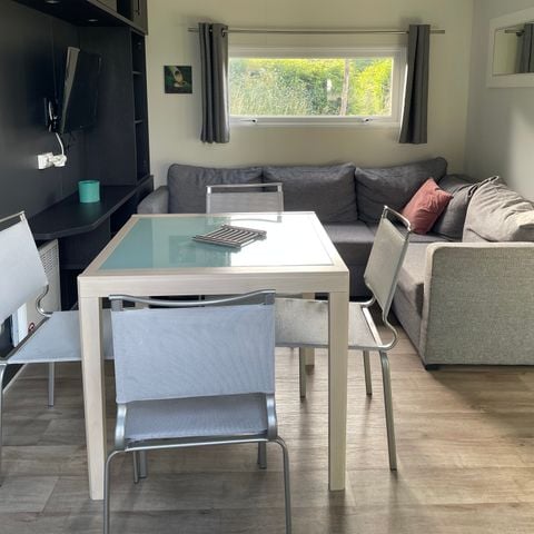 Stacaravan 5 personen - Cottage 5pers: 2 slaapkamers / 2 badkamers met privé spa (4 slaapplaatsen + 1 stapelbed voor KINDEREN)