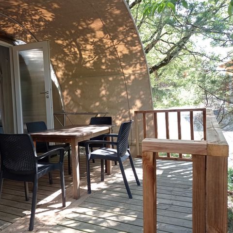 Canvas bungalow 4 persons - Coco sweet (Sunday to Sunday from 07/07/24 to 01/09/24) 2/4 pers.