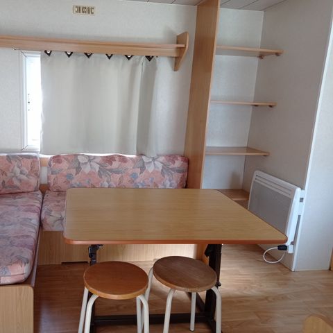 Mobile home 4 persons - 2 rooms (Saturday to Saturday from 06/07/24 to 31/08/24) 4 pers.