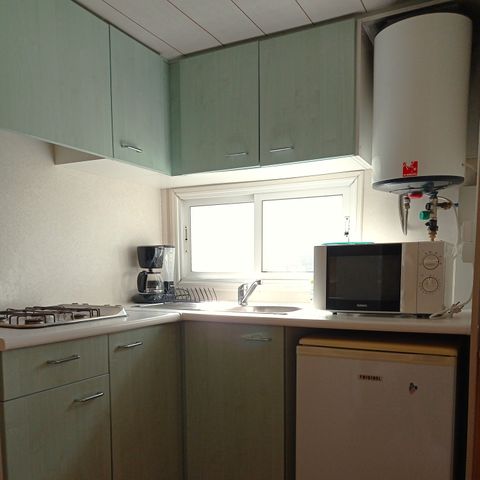 Stacaravan 4 personen - 2 kamers (zaterdag tot zaterdag van 06/07/24 tot 31/08/24) 4 pers.