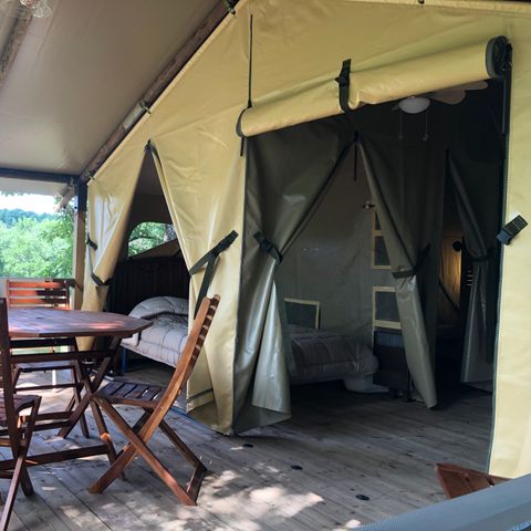 Unterkunft 5 personen - Glamping Lodge 5 Personen (Samstag bis Samstag von 06/07/24 bis 31/08/24) 1/5 Pers.