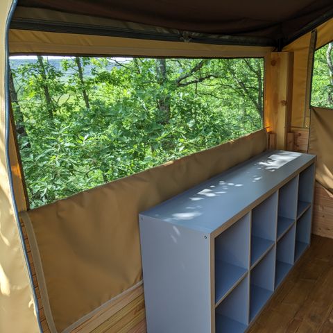 HÉBERGEMENT INSOLITE 2 personnes - Cabane sur pilotis 1/2 pers. - (3 nuits minimum en Juillet et Août)