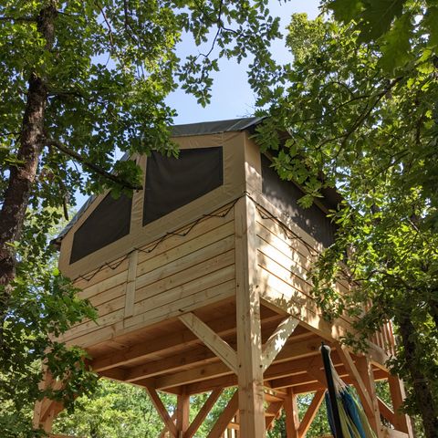 Accommodation 2 persons - Cabane sur pilotis 1/2 pers. - (3 nights minimum in July and August)