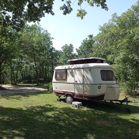 PLOT - Comfort package - Pitch + tent or caravan + 1 car + electricity