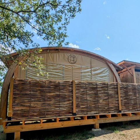 TENTE TOILE ET BOIS 2 personnes - Cabane toilée