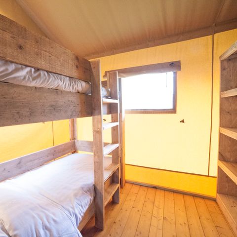 TENTE TOILE ET BOIS 6 personnes - Belle vue