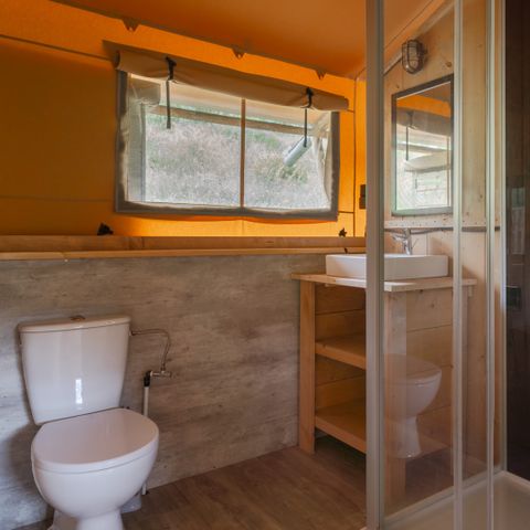 TENTE TOILE ET BOIS 5 personnes - Grives