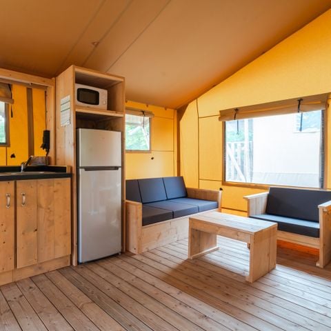 CANVAS AND WOOD TENT 5 people - Grives