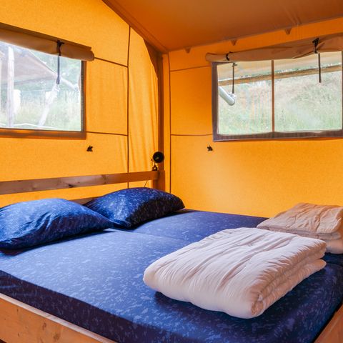 Tente en toile et en bois 5 personnes - Grives