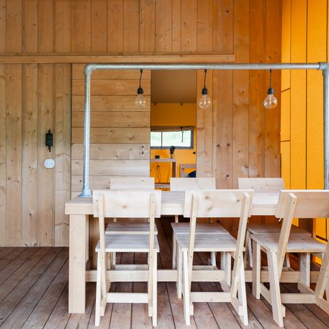 TENTE TOILE ET BOIS 5 personnes - Grives