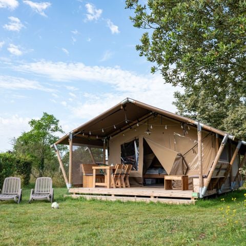 CANVAS AND WOOD TENT 5 people - Sagelat safari tent