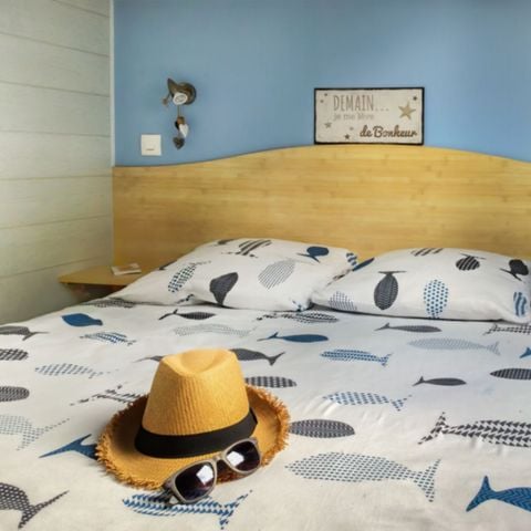 Stacaravan 4 personen - 2 comfort kamers + loggia