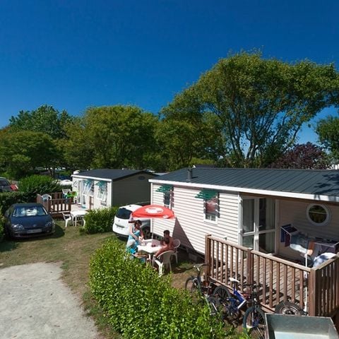 MOBILHOME 4 personnes - 2 chambres + terrasse semi couverte 7.80 x 3.70 m