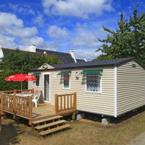 MOBILE HOME 4 people - 2 bedrooms + uncovered terrace 7.30 x 3.70m