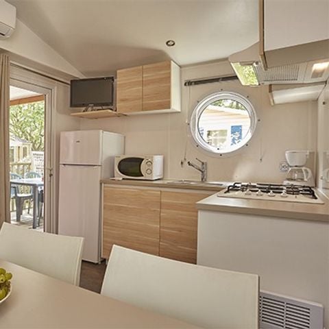 Mobilhome 6 personnes - Comfort | 3 Ch. | 6 Pers. | Terrasse simple | TV