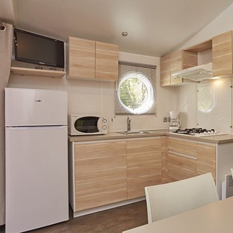 STACARAVAN 6 personen - Mobile-home | Comfort | 3 slaapkamers | 6 pers. | Eenpersoons terras | TV