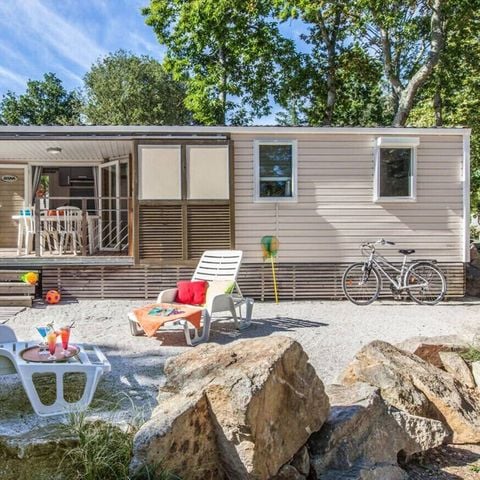 Mobilheim 6 Personen - Mobilheim | Classic | 3 Schlafz. | 6 Pers. | Einfache Terrasse | TV