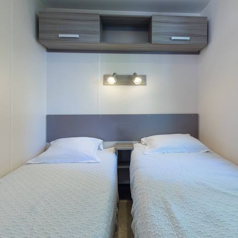 BUNGALOW 6 personnes - Mobil-home | Comfort | 3 Ch. | 6 Pers. | Terrasse surélevée | TV