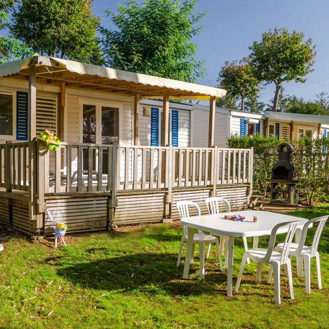 Mobilheim 6 personen - Mobilheim | Comfort | 3 Zi. | 6 Pers. | Erhöhte Terrasse | TV