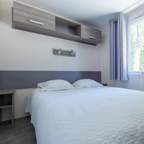 Mobile home 6 persons - Mobile-home | Comfort | 3 Bedrooms | 6 Pers. | Raised terrace | TV