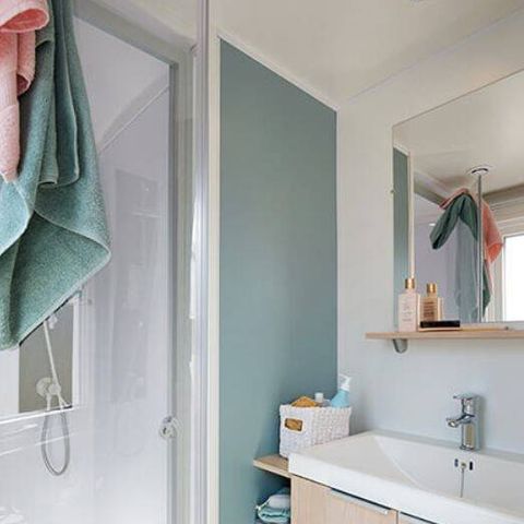 MOBILHOME 6 personas - Mobil-home | Confort | 3 Dormitorios | 6 Pers. | Terraza elevada | TV