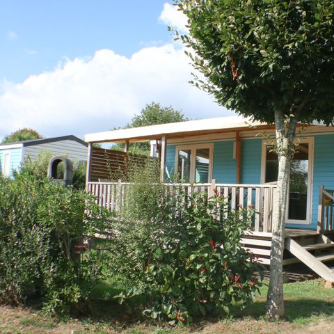 Mobilheim 5 personen - Premium | 2 Schlafz. | 5 Pers. | Erhöhte Terrasse | TV