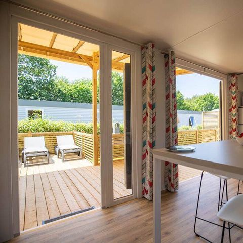 Mobile home 6 persons - Mobile-home | Premium | 3 Bedrooms | 6 Pers | Raised terrace | 2 bathrooms | TV