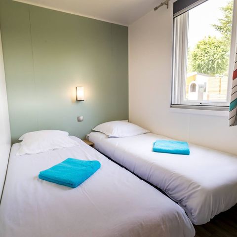 MOBILHOME 6 personas - Mobil-home | Premium | 3 Dormitorios | 6 Pers. | Terraza elevada | 2 baños | TV