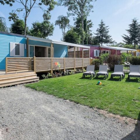 Stacaravan 8 personen - Stacaravan | Premium | 4 Slaapkamers | 8 Pers. | Verhoogd terras | TV