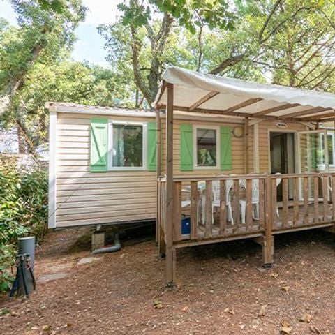 Mobilhome 6 personnes - Mobil-home | Classic | 3 Ch. | 6 Pers. | Terrasse surélevée | TV