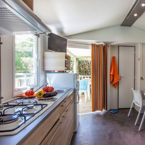 Mobile home 5 persons - Mobil-home | Classic | 2 Bedrooms | 5 Pers. | Single terrace | 1 bathroom | TV