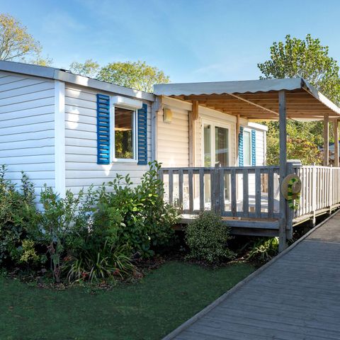 Mobilheim 4 personen - Mobilheim PMR | Comfort | 2 Zi. | 4 Pers. | Höhere Terrasse | 1 Bad | TV