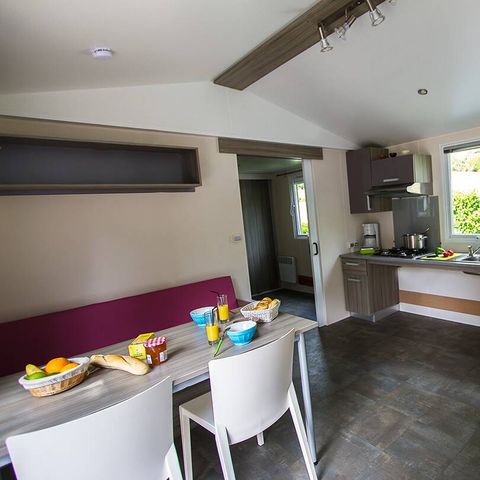 Mobile home 4 persons - Mobile-home PMR | Comfort | 2 Bedrooms | 4 Pers. | Raised terrace | 1 bathroom | TV
