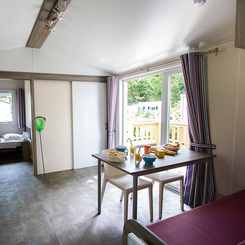 CASA MOBILE 4 persone - Casa mobile PMR | Comfort | 2 Camere da letto | 4 Persone | Terrazza rialzata | 1 bagno | TV