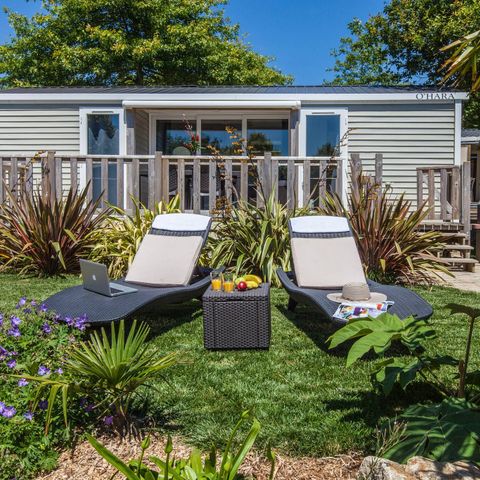 Mobilheim 4 personen - Mobilheim | Comfort | 2 Zi. | 4 Pers. | Höhere Terrasse | 2 Bad | TV