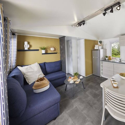 Stacaravan 6 personen - Comfort | 3 slaapkamers | 6 pers | Verhoogd terras | Airconditioning