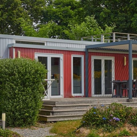 Stacaravan 4 personen - Stacaravan | Klassiek | 2 Slaapkamers | 4 Pers. | Verhoogd terras | Dakterras | 1 Badkamer | TV