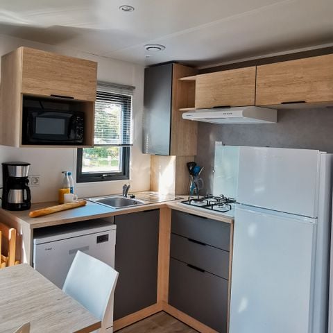 Mobilhome 12 personnes - PRESTA+ Tribu - 6 chambres - 2 salles de bain 60m² - TV - Clim