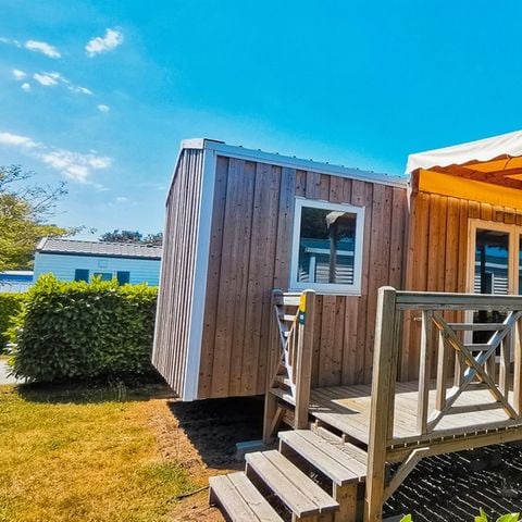 Stacaravan 9 personen - Stacaravan PRESTA+ 4 kamers 40m² TV + airconditioning