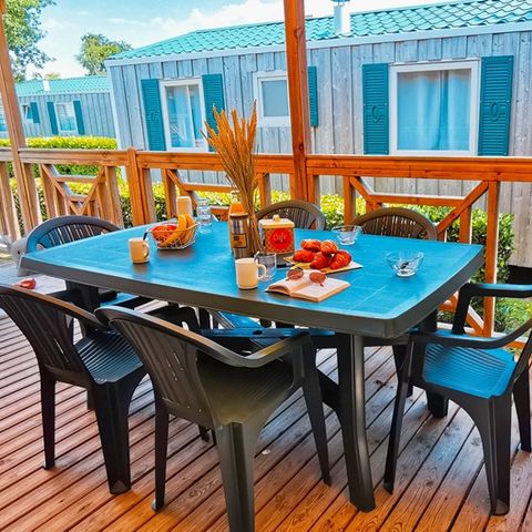Mobile home 9 persons - PRESTA+ - 4 bedrooms - 40m² - TV - Air conditioning