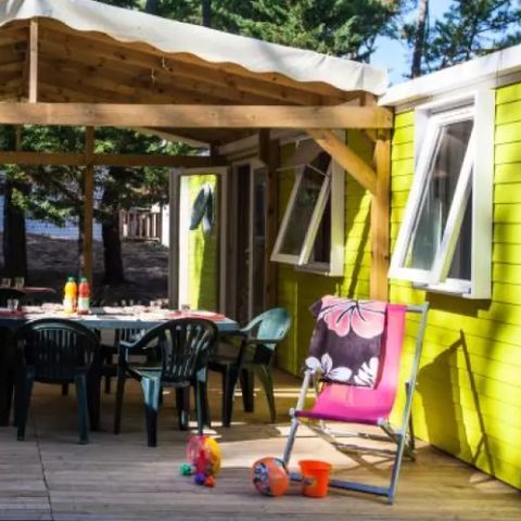 MOBILHOME 12 personnes - Presta+ Tribu 7 Pièces 12 Personnes Climatisé + TV