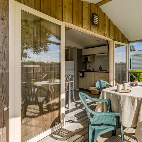 MOBILHOME 6 personas - GRAN CONFORT 2 habitaciones 24m² TV