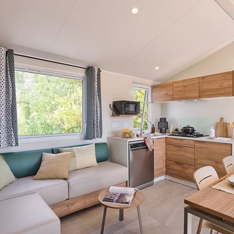 Casa mobile 8 persone - PRESTA + 40 m² - 4 camere da letto, 2 bagni, TV + aria condizionata
