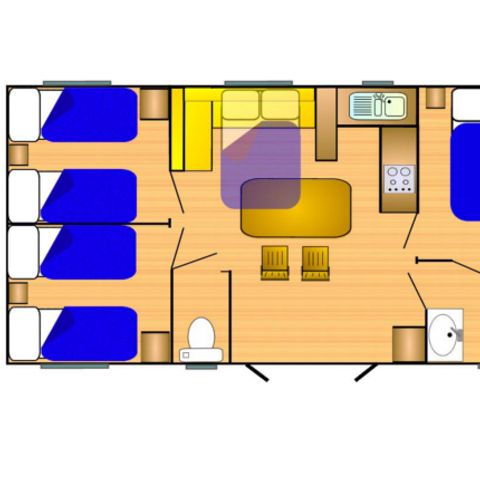 Mobile home 7 persons - Riviera 860-3 CD