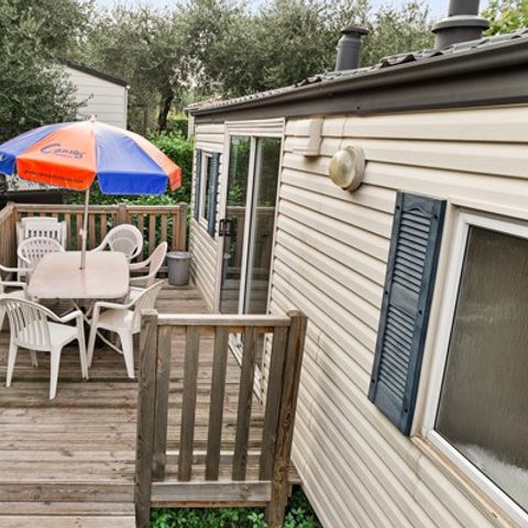 MOBILE HOME 8 people - Classic | 3 Bedrooms | 6/8 Pers. | Uncovered raised terrace