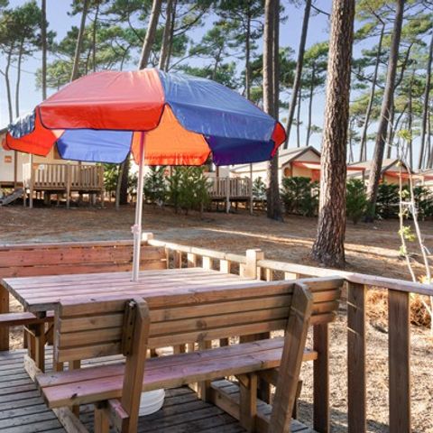 Mobile home 8 persons - Classic XL | 3 Bedrooms | 6/8 Pers. | Uncovered raised terrace